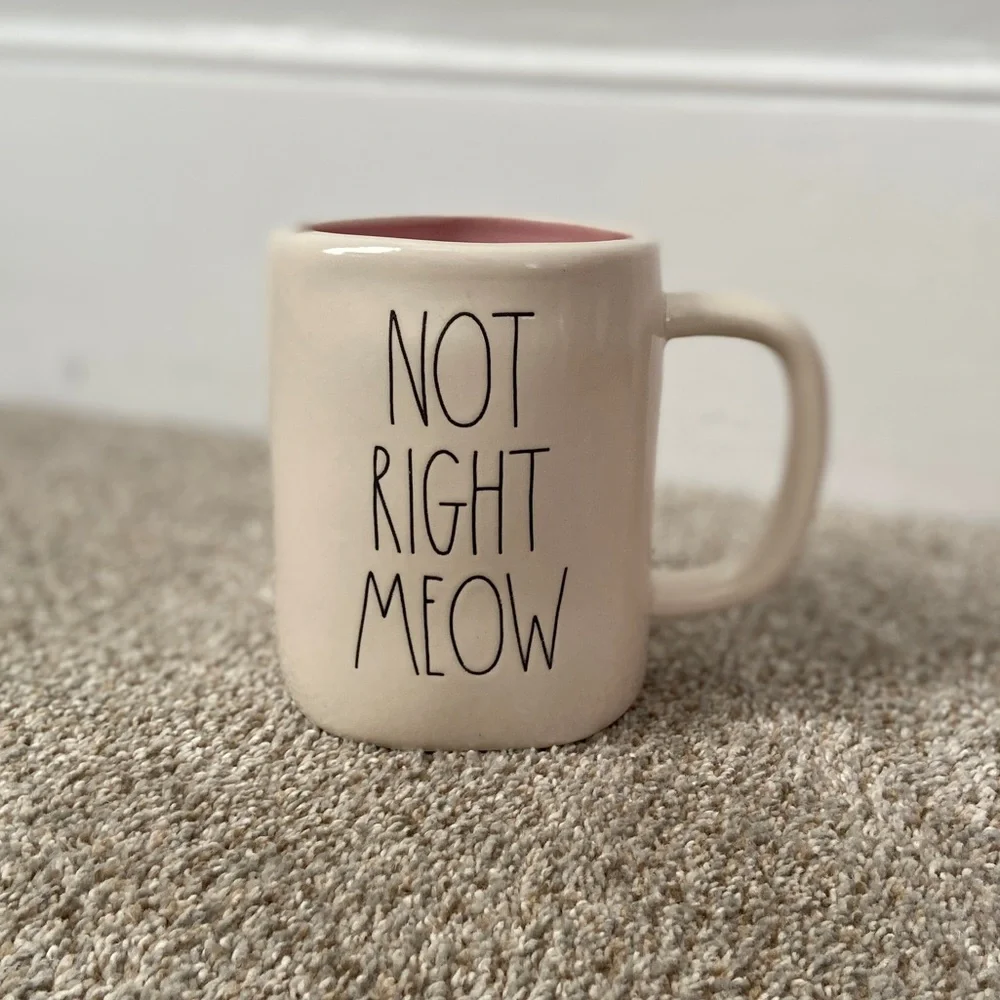NWOT Rae Dunn Not Right Meow Mug - Picture 8 of 8